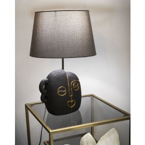 Mauro Ferretti stolní lampa Tribal E27 Ø 30,5x46 cm hnědá zlatá