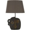 Mauro Ferretti stolní lampa Tribal E27 Ø 30,5x46 cm hnědá zlatá