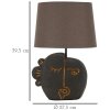 Mauro Ferretti stolní lampa Tribal E27 Ø 27,5x39,5 cm hnědá zlatá