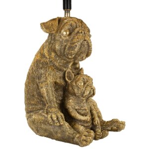 Mauro Ferretti stolní lampa pes E27 Ø 26x43,8 cm zlatá černá