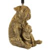 Mauro Ferretti stolní lampa pes E27 Ø 26x43,8 cm zlatá černá