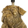 Mauro Ferretti stolní lampa pes E27 Ø 26x43,8 cm zlatá černá