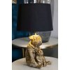 Mauro Ferretti stolní lampa pes E27 Ø 26x43,8 cm zlatá černá