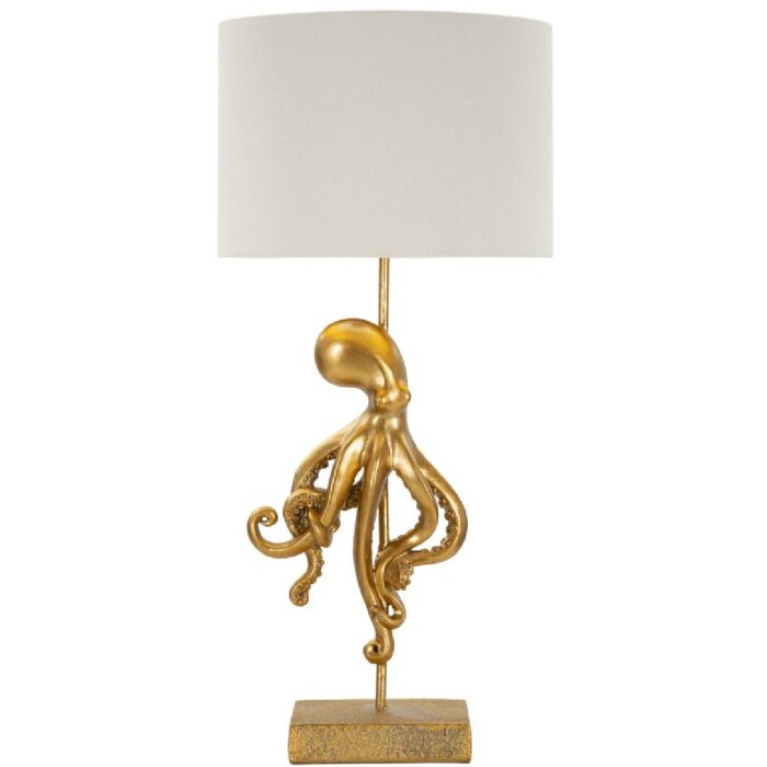 Mauro Ferretti stolní lampa chobotnice E27 Ø 30,5x64,5 cm zlatá bílá