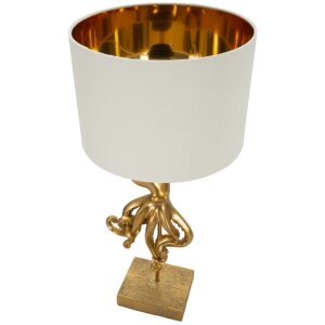 Mauro Ferretti stolní lampa chobotnice E27 Ø 30,5x64,5 cm zlatá bílá