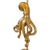 Mauro Ferretti stolní lampa chobotnice E27 Ø 30,5x64,5 cm zlatá bílá