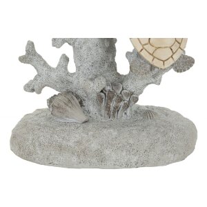 Mauro Ferretti stolní lampa želva E27 Ø 30,5x63,5 cm bílá šedá