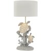 Mauro Ferretti stolní lampa želva E27 Ø 30,5x63,5 cm bílá šedá