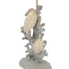 Mauro Ferretti stolní lampa želva E27 Ø 30,5x63,5 cm bílá šedá