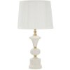 Mauro Ferretti stolní lampa Caserta E27 Ø 30x57 cm bílá zlatá