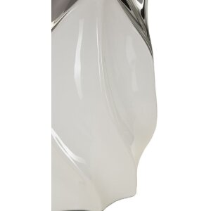Mauro Ferretti stolní lampa Shiney E27 Ø 30x51 cm bílá stříbrná