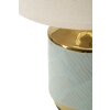 Mauro Ferretti stolní lampa Kapstadt E27 25x40 cm světle modrá zlatá