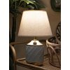 Mauro Ferretti stolní lampa Kapstadt E27 25x40 cm světle modrá zlatá