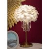 Mauro Ferretti stolní lampa Diamon E27 Ø 30x55 cm bílá zlatá
