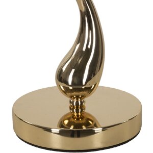 Mauro Ferretti stolní lampa Cart E27 Ø 25x47 cm bílá zlatá