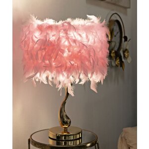 Mauro Ferretti stolní lampa Cart E27 Ø 25x47 cm růžová zlatá