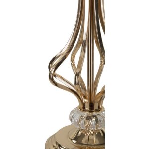 Mauro Ferretti stolní lampa Tarty E27 Ø 25x54 cm bílá zlatá