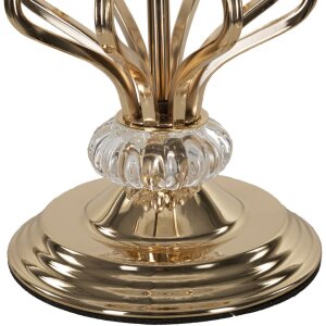 Mauro Ferretti stolní lampa Tarty E27 Ø 25x54 cm bílá zlatá