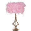 Mauro Ferretti stolní lampa Tarty E27 Ø 25x54 cm růžová zlatá