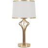 Mauro Ferretti stolní lampa Slimmy E27 Ø 28x53 cm bílá zlatá