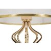 Mauro Ferretti stolní lampa Slimmy E27 Ø 28x53 cm bílá zlatá