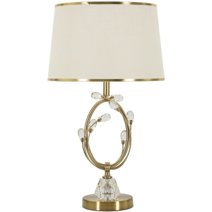 Mauro Ferretti stolní lampa Versailles E27 Ø 36x60 cm bílá zlatá