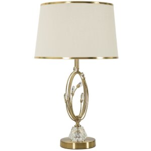 Mauro Ferretti stolní lampa Versailles E27 Ø 36x60 cm bílá zlatá