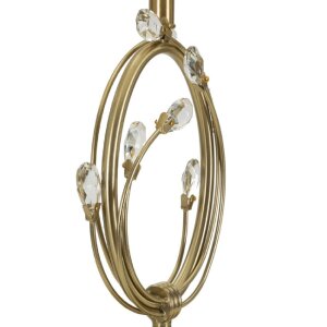 Mauro Ferretti stolní lampa Versailles E27 Ø 36x60 cm bílá zlatá