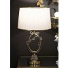 Mauro Ferretti stolní lampa Versailles E27 Ø 36x60 cm bílá zlatá