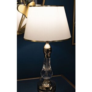 Mauro Ferretti stolní lampa Bratislava E27 33x59 cm zlatá