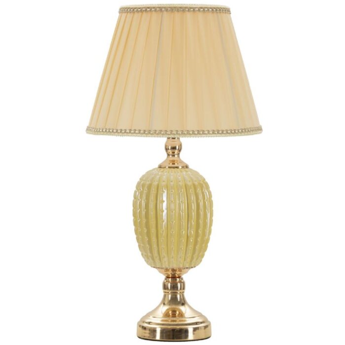 Mauro Ferretti stolní lampa Lot E27 Ø 30x55 cm zlatá krémová