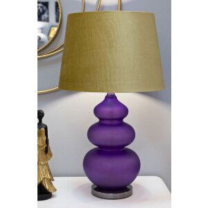 Mauro Ferretti stolní lampa Milva Drei E27 Ø 40x70 cm fialová žlutá