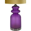 Mauro Ferretti stolní lampa Milva Zwei E27 Ø 32,5x57,5 cm fialová zlatá