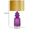 Mauro Ferretti stolní lampa Milva Zwei E27 Ø 32,5x57,5 cm fialová zlatá