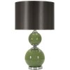 Mauro Ferretti stolní lampa Eva Zwei E27 Ø 38x65 cm zelená černá