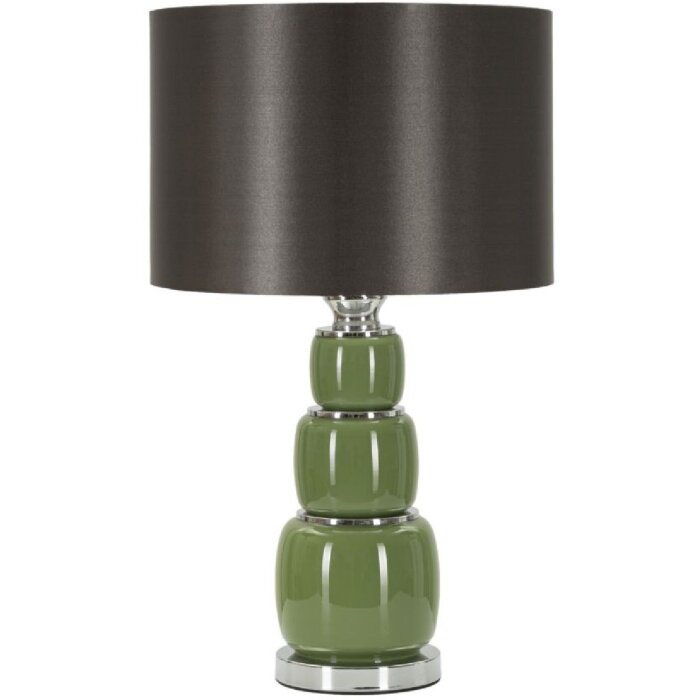 Mauro Ferretti stolní lampa Eva Drei E27 Ø 32,5x55 cm zelená černá