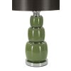 Mauro Ferretti stolní lampa Eva Drei E27 Ø 32,5x55 cm zelená černá