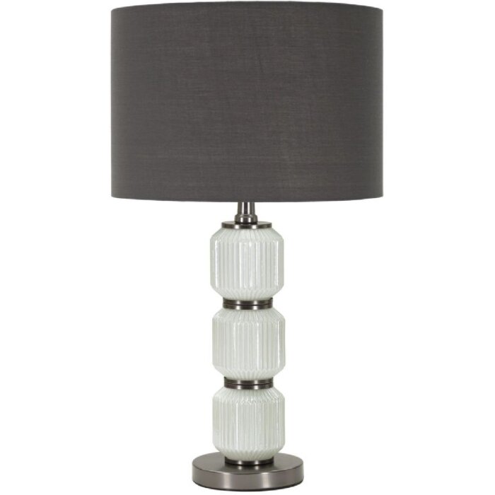 Mauro Ferretti stolní lampa Helle Drei E27 Ø 32,5x57 cm bílá šedá