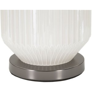 Mauro Ferretti stolní lampa Heiterkeit E27 Ø 37,5x65 cm bílá šedá