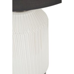 Mauro Ferretti stolní lampa Heiterkeit E27 Ø 37,5x65 cm bílá šedá