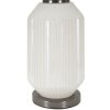 Mauro Ferretti stolní lampa Heiterkeit E27 Ø 37,5x65 cm bílá šedá
