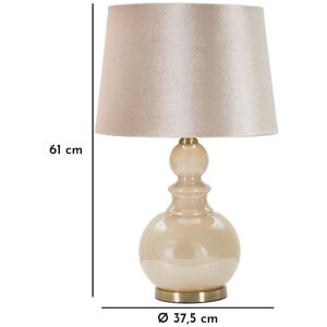 Mauro Ferretti stolní lampa Perly-Turm E27 Ø 37,5x61 cm perleťová