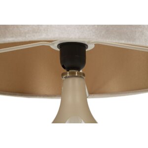 Mauro Ferretti stolní lampa Perly kulatá E27 Ø 35x50,5 cm perleťová