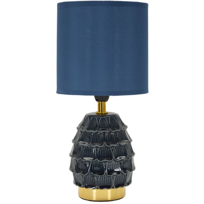 Mauro Ferretti noční lampa Pigny E14 Ø 15x30,5 cm modrá