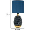 Mauro Ferretti noční lampa Pigny E14 Ø 15x30,5 cm modrá