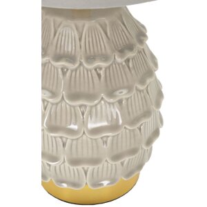 Mauro Ferretti Noční lampa Pigny E14 Ø 15x30,5 cm krémová