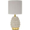 Mauro Ferretti Noční lampa Pigny E14 Ø 15x30,5 cm krémová