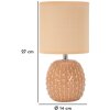 Mauro Ferretti noční lampa Pontus E14 Ø 14x27 cm broskvová