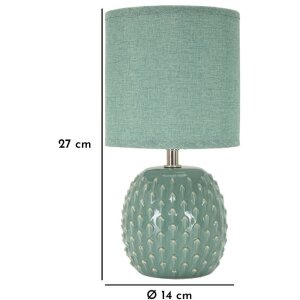 Mauro Ferretti noční lampa Pontus E14 Ø 14x27 cm šalvějově zelená