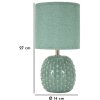 Mauro Ferretti noční lampa Pontus E14 Ø 14x27 cm šalvějově zelená